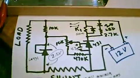 DC Over Current Sense Relay GO/NO GO, Easy Build TL431