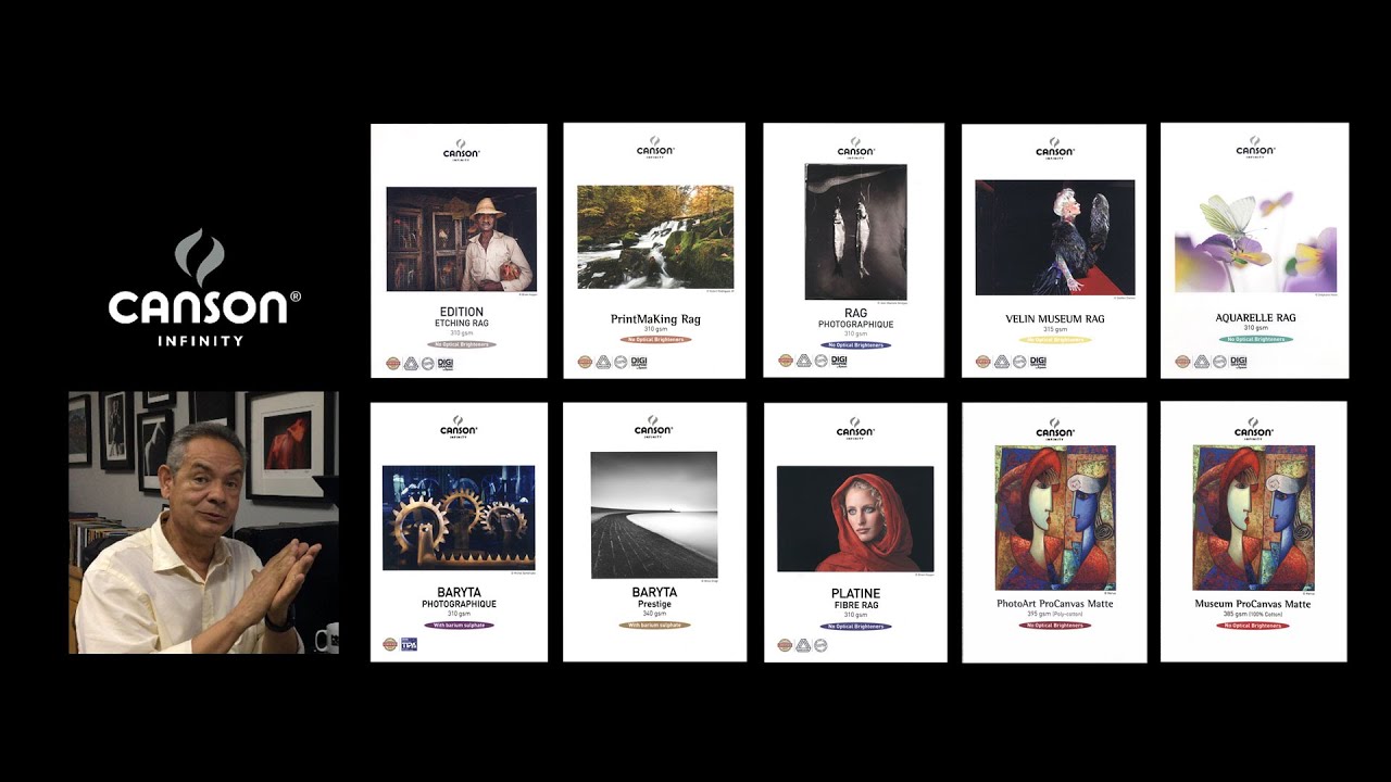 Apresentação dos Papéis Canson-Infinity® Fine Art