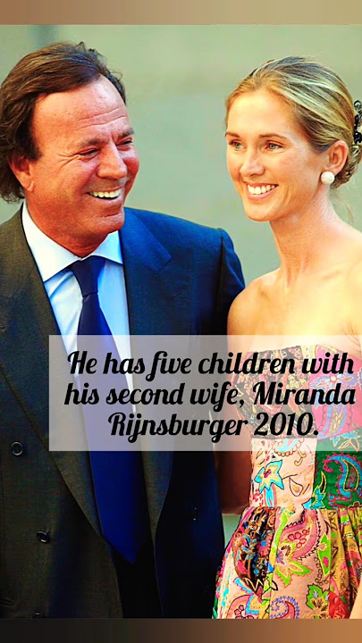 Meet the family of the great Spanish artist Julio Iglesias #legend