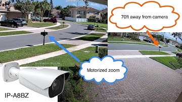 4K IP Camera with Motorized Zoom Lens