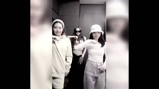 Lisa from Blackpink dancing to "Nonsense" by Sabrina Carpenter with her cousins