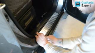 Film de montage seuils de portes en acier inox - YouTube
