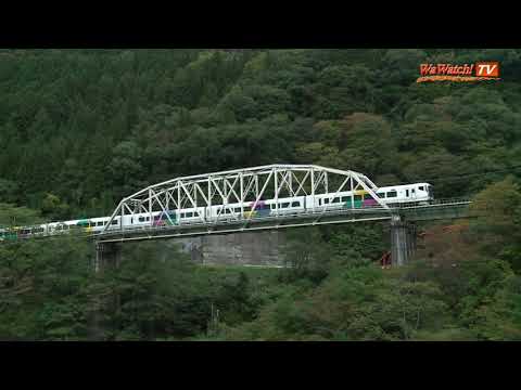 E257系特急あずさ3号回送　第一姫川橋梁を行く