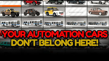 How to Move Automation Cars Up in the Vehicle Selector! | BeamNG.drive