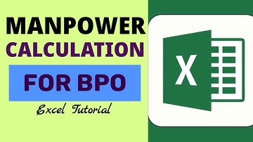 Manpower Calculation in BPO | Workforce Calculation in BPO | Easy Excel Tutorial