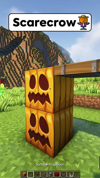 3 Mini Build Hacks in Minecraft! #minecraft #minecraftshorts