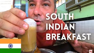 MANGALORE BREAKFAST / FOREIGNERS TRY TYPICAL SOUTH INDIAN BREAKFAST / CLEAN HEALTHY FOOD