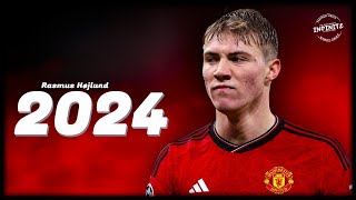 Rasmus Højlund ◖The Machine◗ All Goals & Assist • 2023-24 ∣ HD