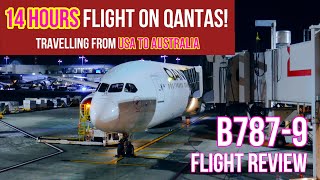 14 HOURS FLYING QANTAS! | B787 | QF96 | LAXMEL | LOS ANGELES TO MELBOURNE | FLIGHT REVIEW