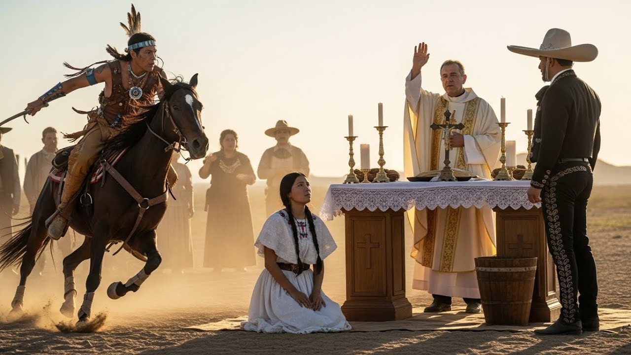 Prisilili su je da klekne pred zaručnikom... ali apache je prekinuo ceremoniju.