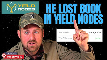 HE LOST 800K WITH YIELD NODES!  (What He Wants You To Know...)
