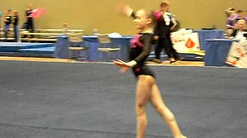 Cheslea DiValerio state gymnastics floor