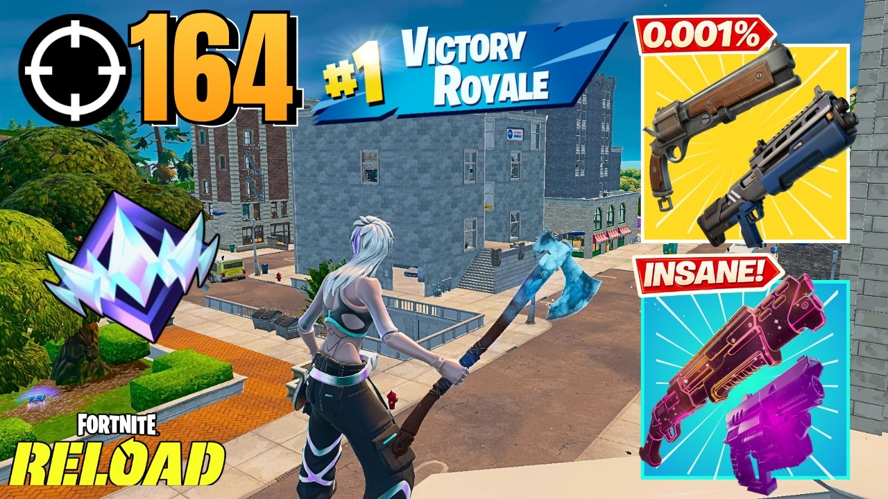 164 Elimination "RANKED RELOAD" Insane Gameplay (Fortnite Chapter 7 ...