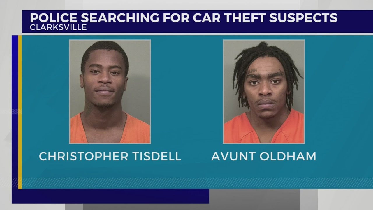 Clarksville police searching for alleged vehicle thieves - YouTube