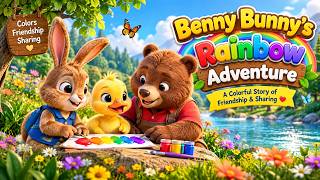 Information Benny Bunny’s Rainbow Adventure 🌈 | Colors & Friendship Song | Kids Learning Story Update