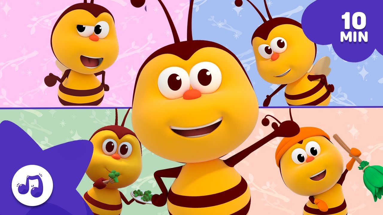 Les Petits Insectes Rigolos 🐝 [10 min]🐞 Bichikids - YouTube