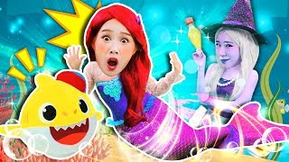 基尼美人魚公主到人間了?和鯊魚寶寶在人間世界玩 Mermaid 基尼美人魚公主到人間了?和鯊魚寶寶在人間世界玩 Mermaid