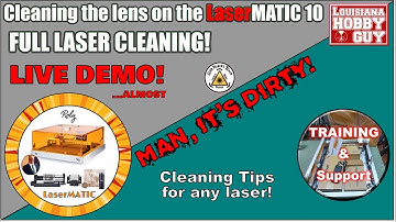💡 Diode Laser Lens cleaning on the Roly Automation, LaserMATIC 10.