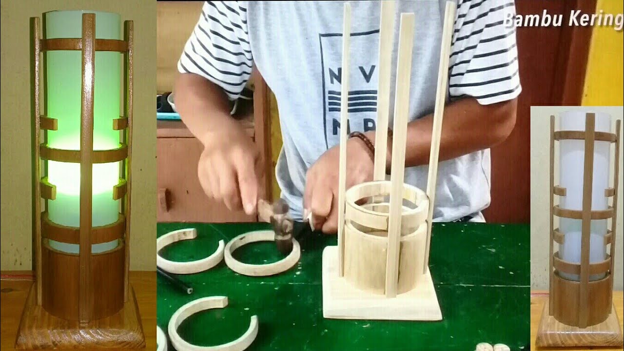 Lampu Hias dari Bambu Cocok untuk Kamar Tidur dan Ruang Tamu