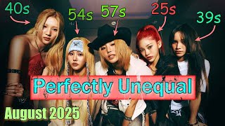 Kpop Line Distributions SHOULD NOT be equal