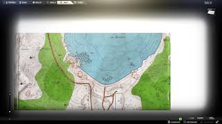 EscapeFromTarkov bug report: map became all white by scrolling and zooming.