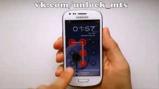 Samsung S3 mini (GT-I8190) сброс графического ключа(, 2014-03-26T07:41:51.000Z)