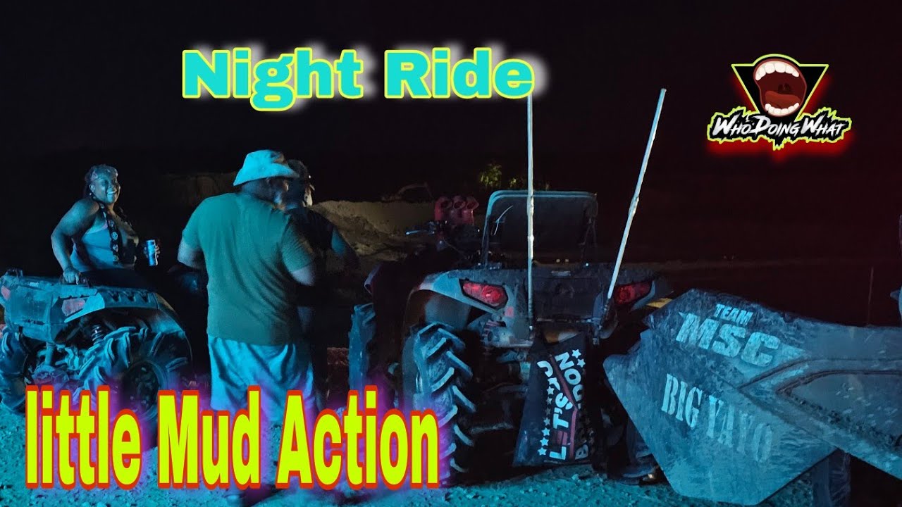 We got some night mudding in at Boggs and Boulders.