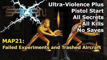 Doom II: BTSX E1 - MAP21: Failed Experiments and Trashed Aircraft (Ultra-Violence Plus 100%)
