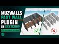 SketchUp Wall Plugin 2026 | MUZWalls Fast Parametric Wall Modeling + Automatic Wall Cutting