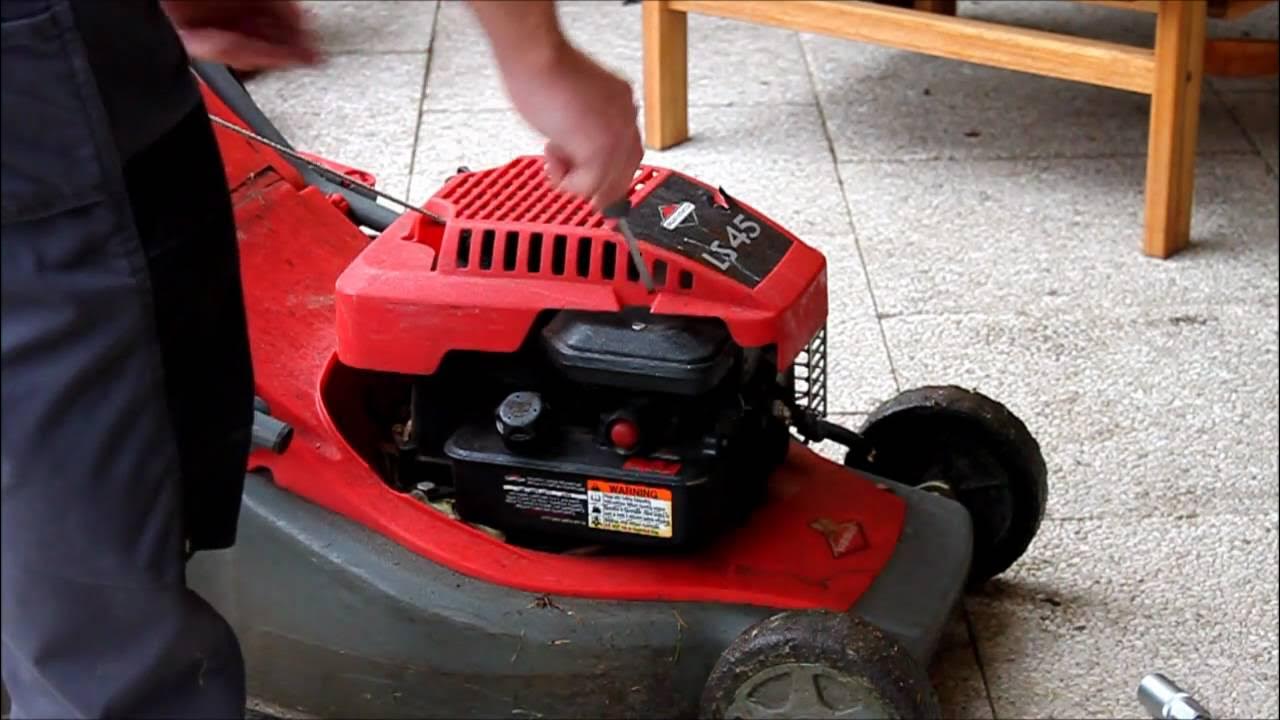 Rasenmäher Wartung Inspektion Rasenmäherpflege Rasenmaher pflegen 💪