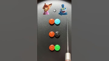 Guess the mixed colors of Zootopia2 #zootopia2 #colormixing #satisfying #sharkzhan