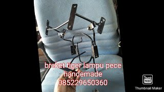 breket lampu tiger revo pece/lampu 2 . hand made