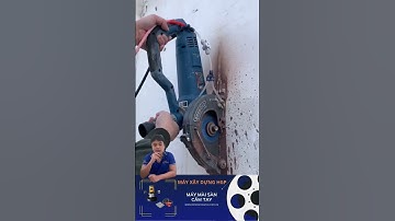 Máy cắt rãnh tường cầm tay #xaydung #diennuoc