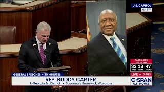 Rep. Carter Recognizes District 15 Georgia State Senator Ed Harbison