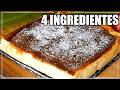 El POSTRE MÁS FÁCIL y RICO con 4 ingredientes y sin harina! 🤤👩‍🍳