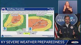 LIVE: Gov. Beshear speaking on Kentucky's preparedness as possible severe weather moves into the …