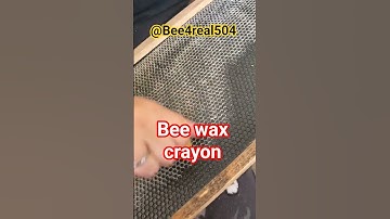 Easiest way to re-wax frames without melting wax #BeeNation #honeybees