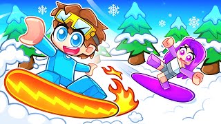 Spending $100,000 For The BEST SNOWBOARD In Roblox!