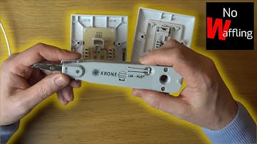 How to use IDC Krone Punch Down Insertion Tool for Telecom Data - Beginners guide