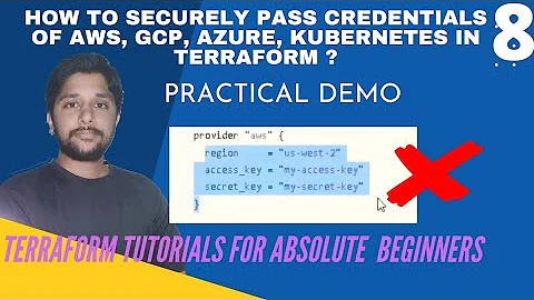 HOW TO SECURELY PASS AWS, GCP, AZURE, KUBERNETES CREDENTIALS USING TERRAFORM PROVIDERS ACCESS KEYS