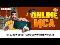 💻 Admissions Open 2026 | Online MCA at SPPU