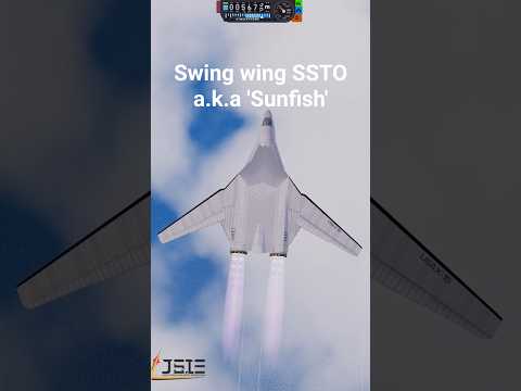 Swing wing SSTO in #ksp