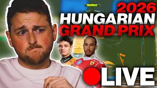 Live Watchalong: F1 2026 Hungarian Gp W/ Fp1will