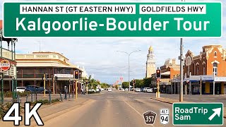 Kalgoorlie-Boulder Driving Tour - Western Australia - Ambient Audio Pov