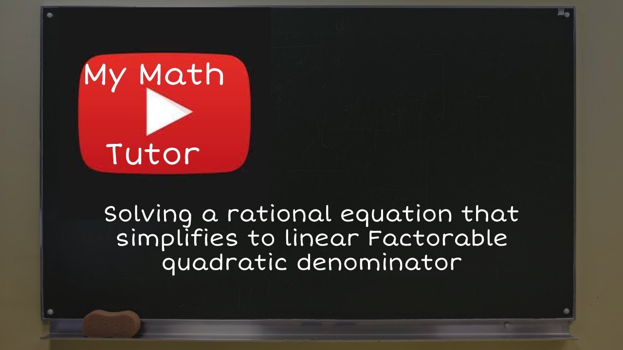 ALEKS | Solving a rational equation that simplifies to linear ...