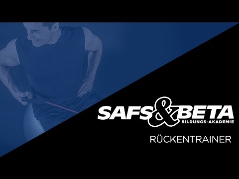Rückentrainer Ausbildung – Ausbildung in Rückentraining | SAFS & BETA Bildungs-Akademie