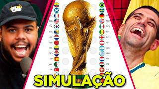 SIMULAMOS A COPA DO MUNDO e o vencedor foi...