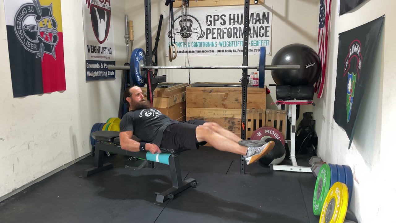 Weighted Off Bench Knee Tucks GPS Human Performance YouTube