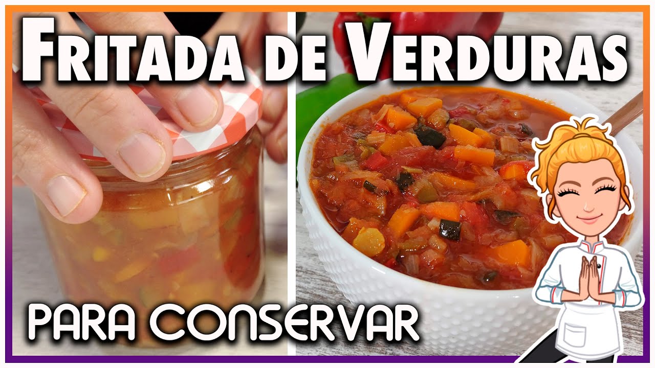 💚 PISTO CASERO o FRITADA de VERDURAS Para CONSERVAR 🥫 🥒  🍅 ¡DELICIOSA! 😋