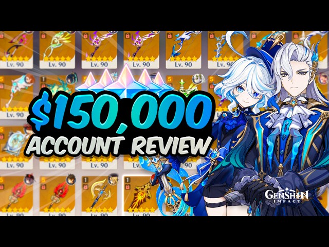 I Reviewed The BIGGEST WHALE Account ($150,000+) I've Ever Seen | Genshin Impact class=